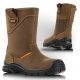 Arbeitsschuhe hohe Stiefel VM Footwear VM EDINBURGH hohe Sicherheitsschuhe S3 SRC CI Größe 43 + Original BHPSUPPLY Aufkleber verschiedene Motive - MAJSTER