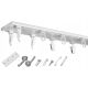 Deckenschienen SLIM DOPPELDECKENSCHIENE Aluminium Weiß 610 cm