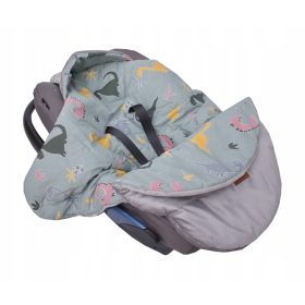  SCHLAFSACK TRÄGER SITZ MINKY GREY DRAGONS WINTER