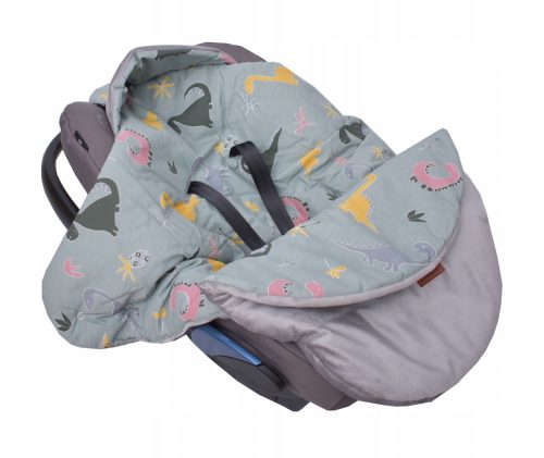  SCHLAFSACK TRÄGER SITZ MINKY GREY DRAGONS WINTER