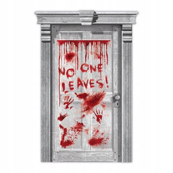  Von Blut triefendes Türbanner 85 x 165 cm