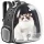  TRANSPORTTASCHE, KATZE-HUND-RUCKSACK, TRANSPARENT