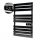  LADDER BADEZIMMERHEIZKÖRPER, elektrisch, 500 W + FERNBEDIENUNG, schwarz
