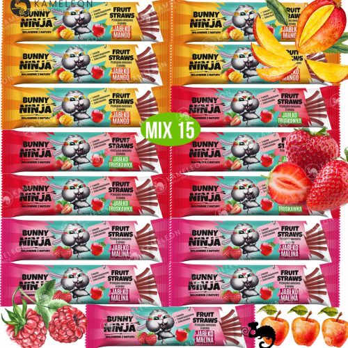 BUNNY NINJA Frucht Snack Sticks in 3 spannenden Geschmacksrichtungen