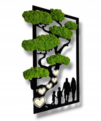 Dekoratives Moos Ein lebendiges Gemälde der Moosfamilie BONSAI PREMIUM 60cm HIT!