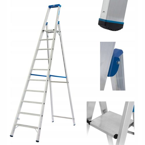 Krause Leiter 4,35 m Aluminium 1 x 10 bis 150 kg