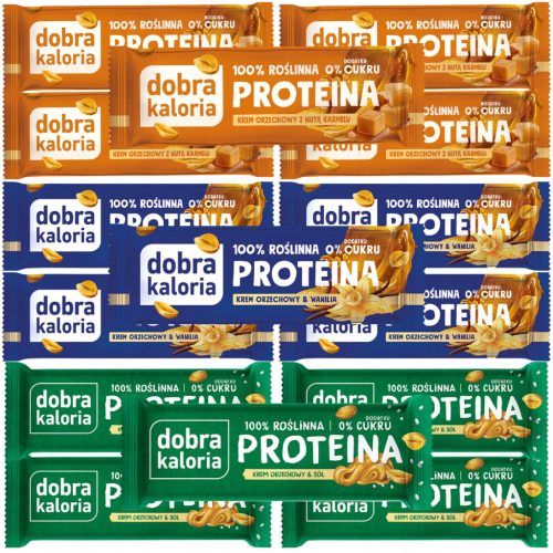 Zuckerfreie Proteinriegel "Dobra Kaloria" - Gemischter Nuss- und Fruchtgeschmack