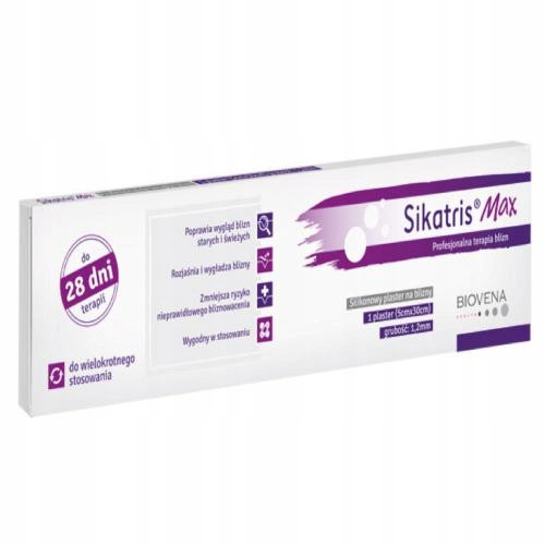  Biovena Health Sikatris Max Silikonverband 5 x 30 cm 1 Stk.
