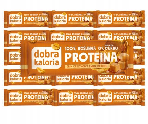 Zuckerfreier Proteinriegel Karamel von Dobra Kaloria - Natürlicher Snack für Aktive