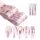  TRANSFERFOLIE FÜR NAGELDEKORATION HYBRID PINK SHELL MARBLE