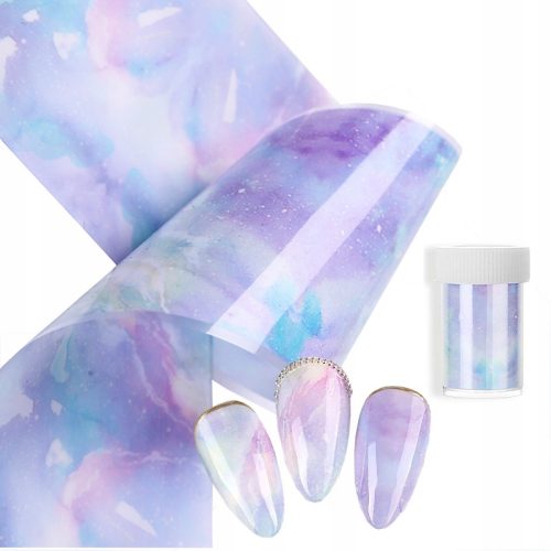  TRANSFERFOLIE FÜR NAGELDEKORATION HYBRID SKY GALAXY MARBLE