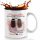 Tassen Style Couture-Becher, WEISSE BECHER MIT SCHWARZEM INNENBEREICH, Keramik, 300 ml