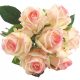  Strauß aus PREMIUM-Rosen, lebensechte Blumen, gummiert