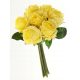  SILIKON-ROSEN, BLUMEN AUS KUNSTGUMMI, 30 CM, 7 KÖPFE