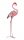  Gartenskulptur Flamingo Metallfigur für den Garten