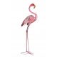  Gartenskulptur Flamingo Metallfigur für den Garten
