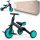  Milly Mally Optimus Laufrad 18" Schwarz, Türkis