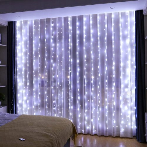  LICHTVORHANG 300LED-LAMPEN REMOTE GIRLAND 3X3M