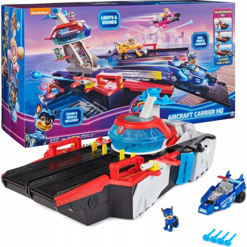  Spin Master Paw Patrol Tolles Film-Flugzeugträger-Hauptquartier-Set