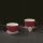 Abendessenservice Ambition Aura Red Tee- und Kaffeeservice, 12-tlg.