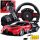  RC-CAR GROSSES RC-CAR MIT FERNBEDIENUNG, LENKRAD + PEDALEN
