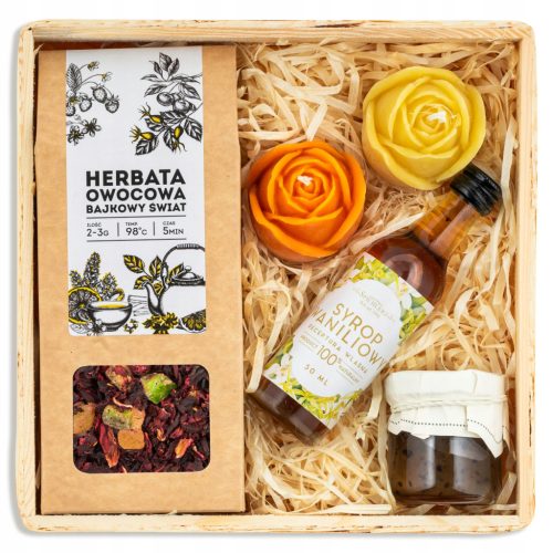  GESCHENK-Geschenkset Teesirupkerze LEHRERTAG
