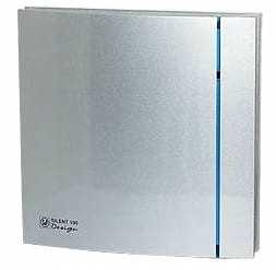 SOLER & PALAU VENTURE SILENT 100CZ SILVER DESIGN Badezimmerventilator 100 mm
