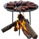  Gusseiserne Bratpfanne für Lagerfeuer, stehend oder hängend