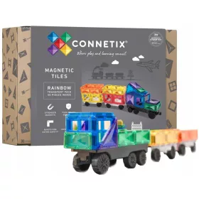    Connetix Magnetblöcke Connetix Rainbow Transport Magnetblöcke 50 Stück 50 Stück