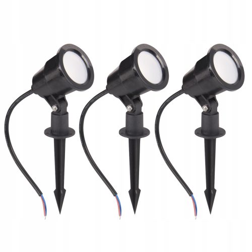  Masterled Solarlampe, schwarz, 22 cm, 3 Stk.