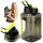  WASSERKANNE WASSERFLASCHE MIT MESSGERÄT 1,89 l EINGEBAUTER BEHÄLTER hiro