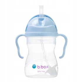  B.BOX-Becherflasche mit beschwertem Gelato-Bubble-Trinkhalm