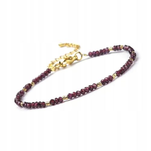 Granatstein-Armband 3 mm