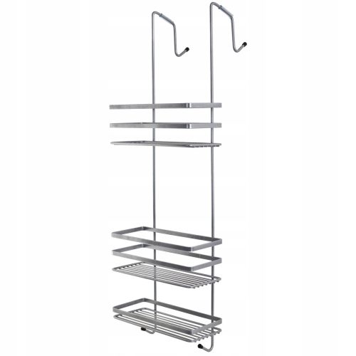 Badezimmerregale Duschy Satina Badezimmerregal 79x25x12 cm silber