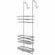Badezimmerregale Duschy Satina Badezimmerregal 79x25x12 cm silber