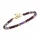  Amethyst-Steinarmband Granat 3x4mm
