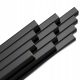 Stegu Wandlatten 12er-Set, Schwarz 3D, 275 cm
