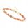  Karneol-Stein-Armband 4 mm