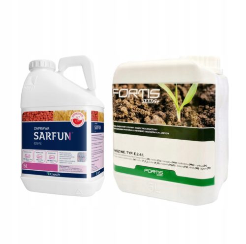 SARFUN 025 FS und FORTIS SEEDS+ 5L – Fungizid und Mikronährstoffdünger für die Saatgutbeizung