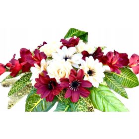  Künstliche Blumen, Blumenstrauß, Komposition, Rosen