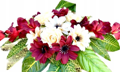  Künstliche Blumen, Blumenstrauß, Komposition, Rosen