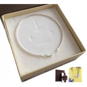    925 Silber ARMBAND-Basis für CHARMS-Anhänger (als GESCHENK)