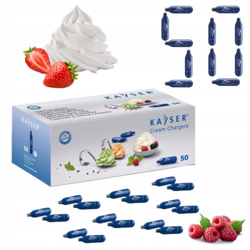 Kayser Schlagsahne-Siphon-Kartuschen 0,5 l 50