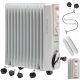 Riwall 2500 W Ölradiator weiß, grau