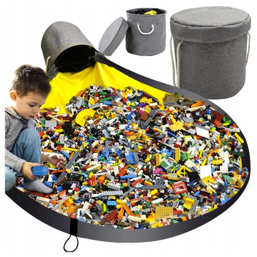  Kruzzel 19556 Spielzeugkorb 31 x 27 cm grau