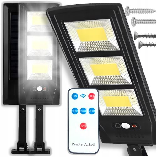  MAXSELL Straßenlaterne 1200 W 12000 lm solarbetrieben