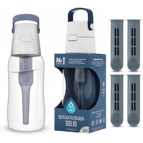  Dafi Solid Filterflasche 0,5 l silber/grau