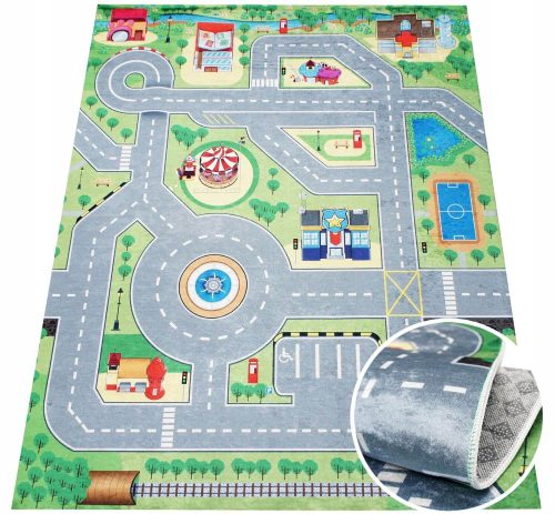  BUNTER ANTIRUTSCH-KINDERTEPPICH 80x120