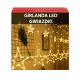  LED-WEIHNACHTSSTERNE HÄNGEGIRLANDE WEIHNACHTSLICHTER LED-VORHANG