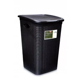    Stefanplast freistehender Wäschekorb 50l, Braun- und Beigetöne